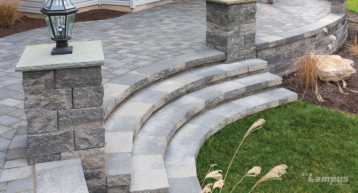 Hardscaping Retaining Wall Caps - C-Caps