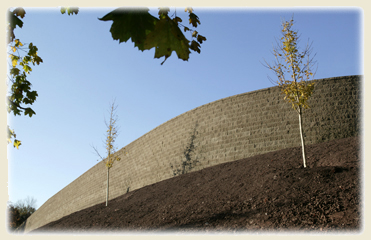 Retaining Wall from Square Foot Wall Block in Pittsburgh, PA