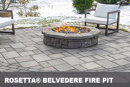 Belvedere Block Firepit Kit